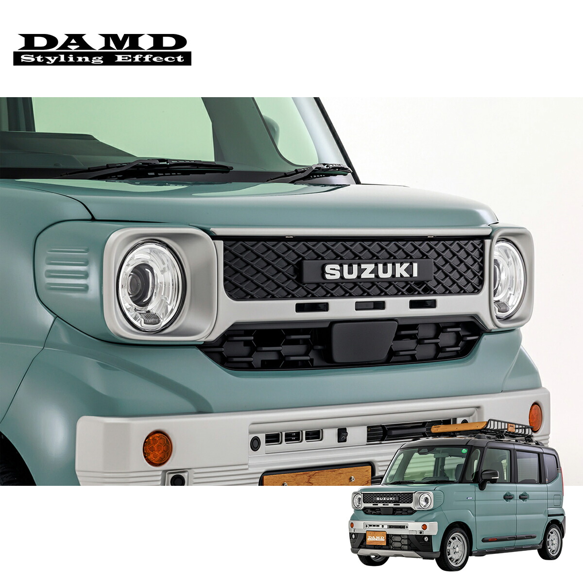 DAMD ダムド 【SPACIA GEAR NOCT】 NOCT フェイスチェンジキット 塗装済品 スペーシアギア MK54S MK94S 2024.9～ 個人宅配送不可 離島は要確認｜オートクラフト