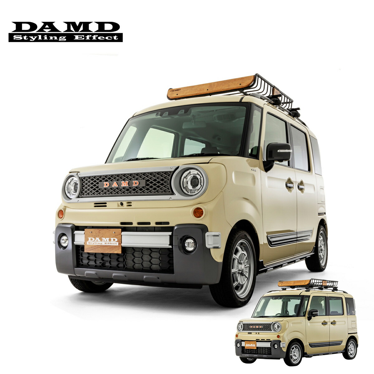 DAMD ダムド 【SPACIA GEAR ROAM】 ROAM コンプリートキット エクステリア+Cantabile 4本セット 未塗装品素地 スペーシアギア MK53S 2018.12~2024.9 個人宅配送不可 離島は要確認