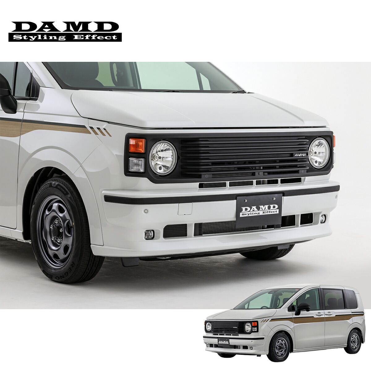 DAMD ダムド 【ISOLATOR for AIR(e:HEV)】 フェイスチェンジキット 未塗装品素地 フリード 6AA-GT5,GT7 2024.6~ AIR(e:HEV) 個人宅配送不可 離島は要確認|オートクラフト