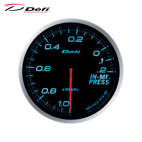 Defi デフィ Defi-Link Meter ADVANCE BF Φ60 インマニ計 -100kPa～+20kPa ブルー