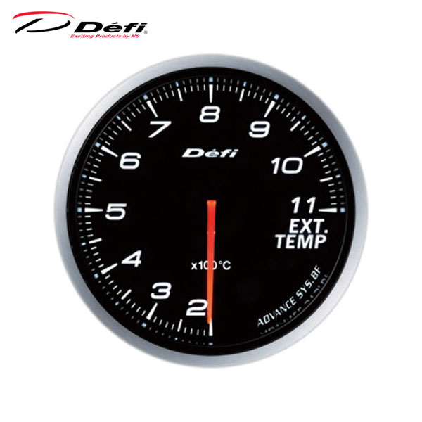 Defi デフィ レーサーゲージN2 (φ52 レッド) 排気温度計 200℃〜1100℃ (DF16403 - 97
