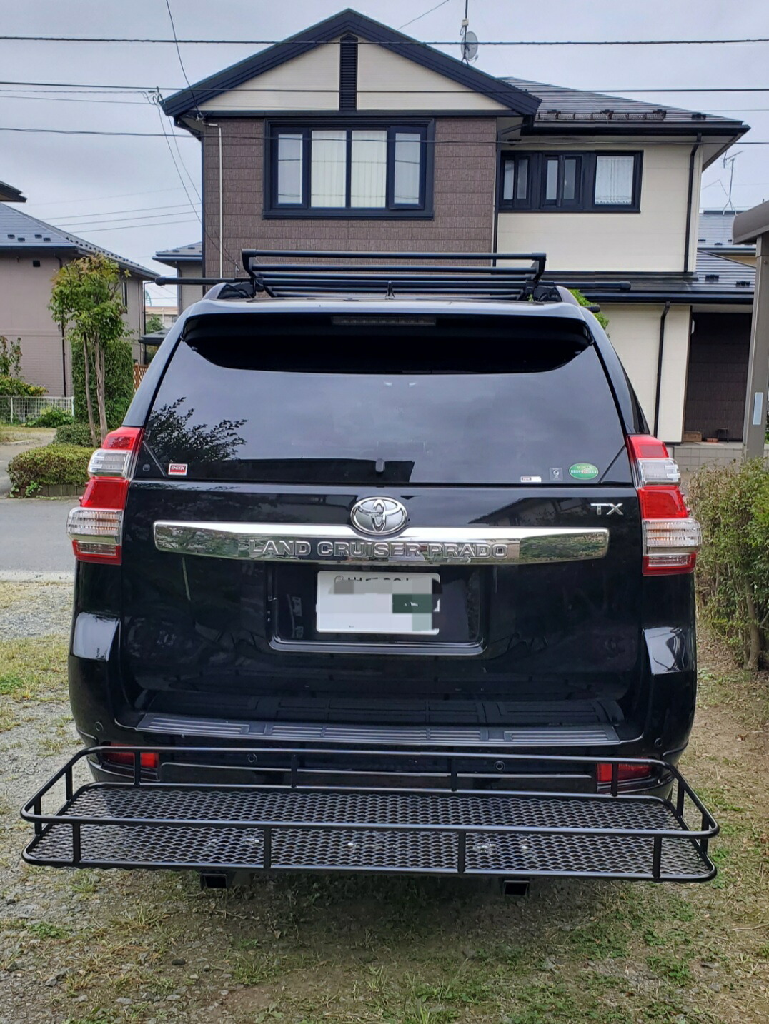 DMD ヒッチメンバー3本出し(ヒッチ＋キャリア) E級 ランドクルーザープラド GDJ150W GDJ151W TRJ150W モデリスタバンパー 中期/後期