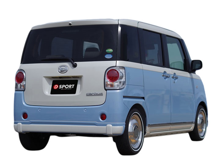 D-SPORT リヤハーフバンパー シルキーブルーパール(B78) ムーヴキャンバス LA800S LA810S 16.09～ 個人宅配送不可 沖縄・離島は要確認｜オートクラフト