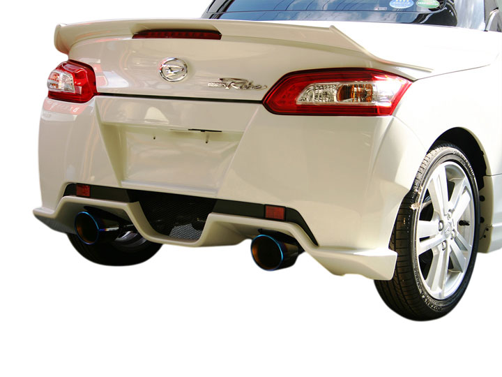 D-SPORT エアロリヤバンパー for SPEX ブラックマイカメタリック(X07) コペンRobe LA400K 14.06～ 個人宅配送不可 沖縄・離島は要確認
