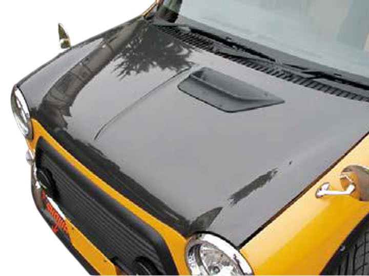 楽天市場】ミラジーノ L700 エアロボンネット カーボン 放熱ダクト設定