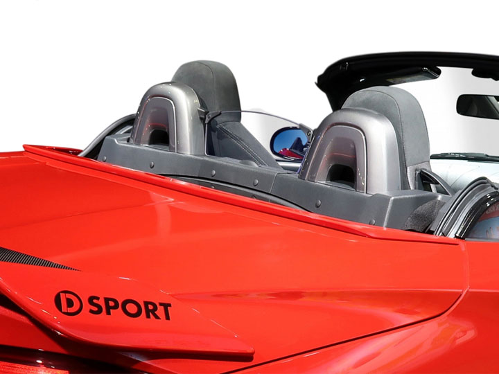 D-SPORT RGスポイラー FRP塗装済 ブラックマイカメタリック(X07) コペン LA400K LA400A 14.06～ / 19.10～ XPLAYは適合外 個人宅配送不可 沖縄・離島は要確認