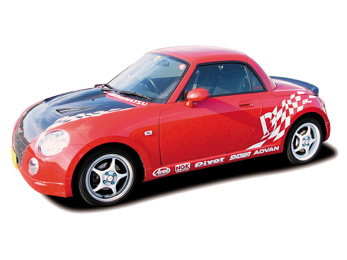 Dスポーツ デカール シルバー ボンネット・リヤフェンダー左右セット コペン L880K 02.06~12.08 沖縄・離島は要確認