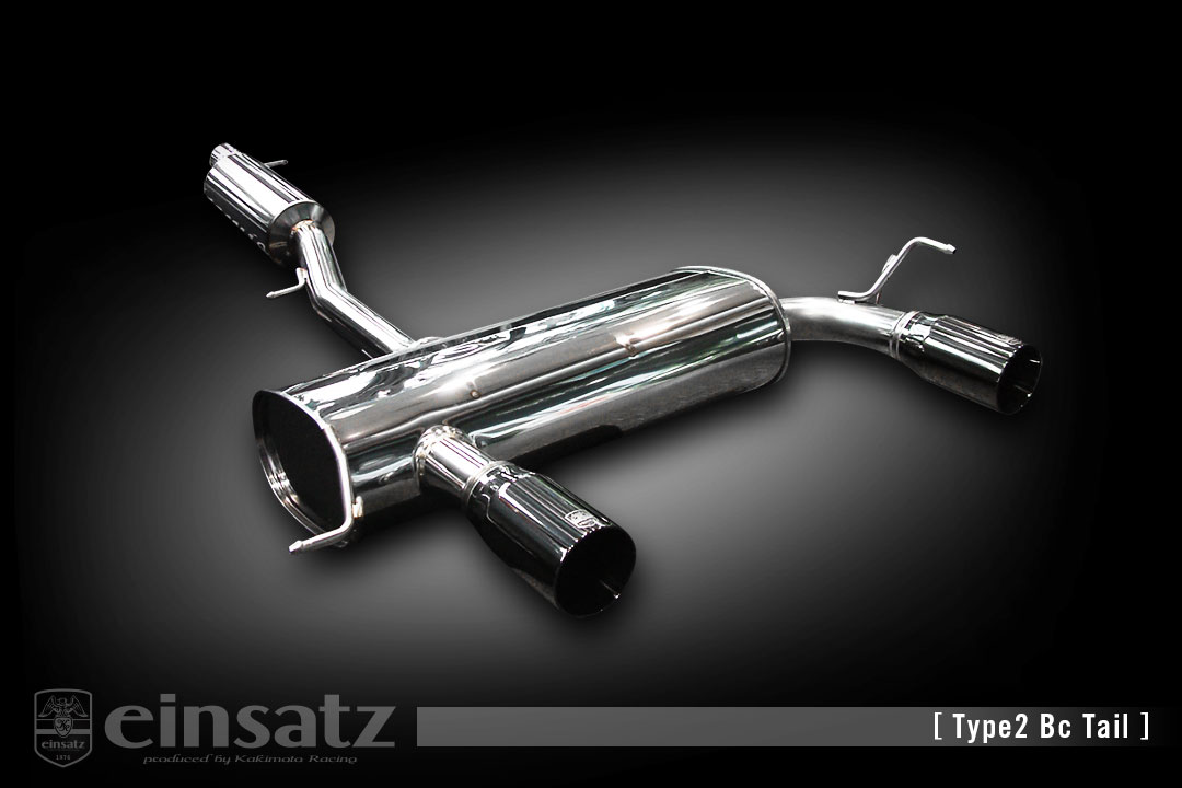 einsatz マフラー s-622 Type2 Tail チタンフェイス AUDI TT クーペ GH-8NBHEF 3.2_NA BHE 4WD 03/9～06/7 6AT [3.2 クワトロ Sライン] 個人宅配送不可 北海道・沖縄・離島は要確認