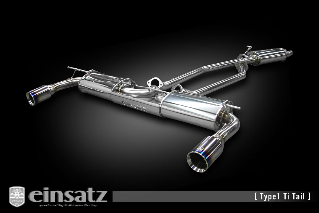 einsatz マフラー s-622 Type1 Tail チタンフェイス AUDI Q7 ABA-4LBHKA 3.6_NA BHK 4WD 06/10～10/3 6AT [3.6FSI クワトロ] 個人宅配送不可 北海道・沖縄・離島は要確認 121,550円