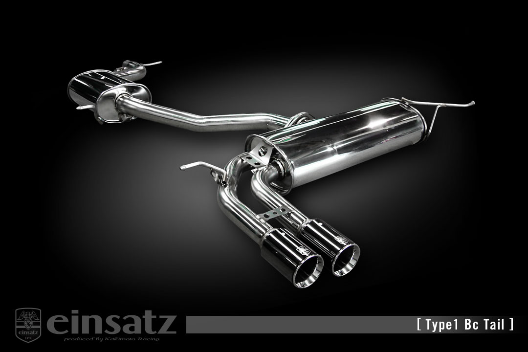 einsatz マフラー s-622 Type1 Tail ブラッククローム AUDI A3 スポーツバック DBA-8PCAX 1.4_ターボ CAX FF 10/3～13/9 7AT [1.4TFSI] 個人宅配送不可 北海道・沖縄・離島は要確認