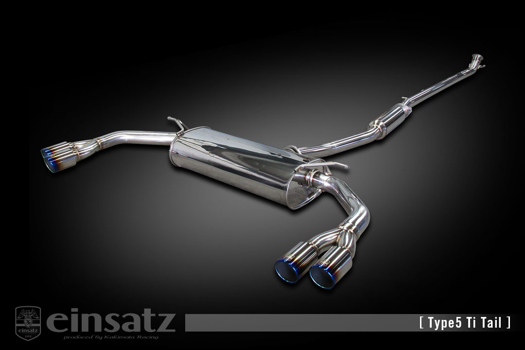 einsatz マフラー s-622 Type5 Tail チタンフェイス MERCEDES BENZ CLAクラス DBA-117346 2.0_ターボ 270M20 4WD 13/7～16/8 7AT [250 4MATIC] 個人宅配送不可 北海道・沖縄・離島は要確認