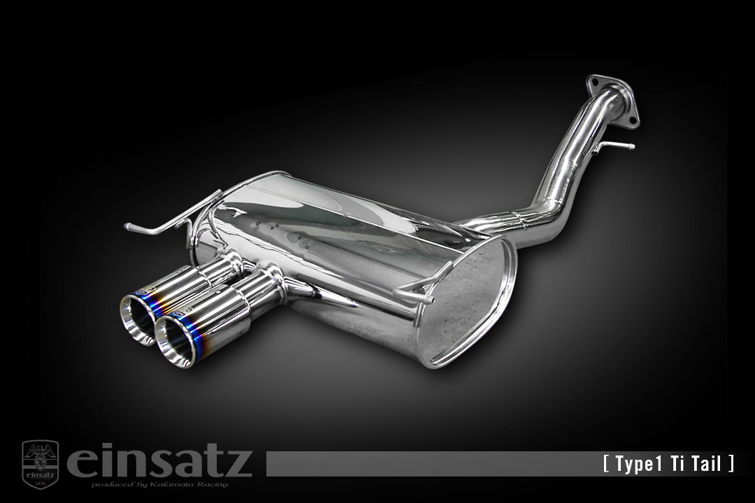 einsatz マフラー s-622 Type1 Tail チタンフェイス BMW 1シリーズ（E82） ABA-UC35 3.0_ツインターボ N54B30A FR 08/2～10/3 6AT [135i クーペ] 個人宅配送不可 北海道・沖縄・離島は要確認 64,281円