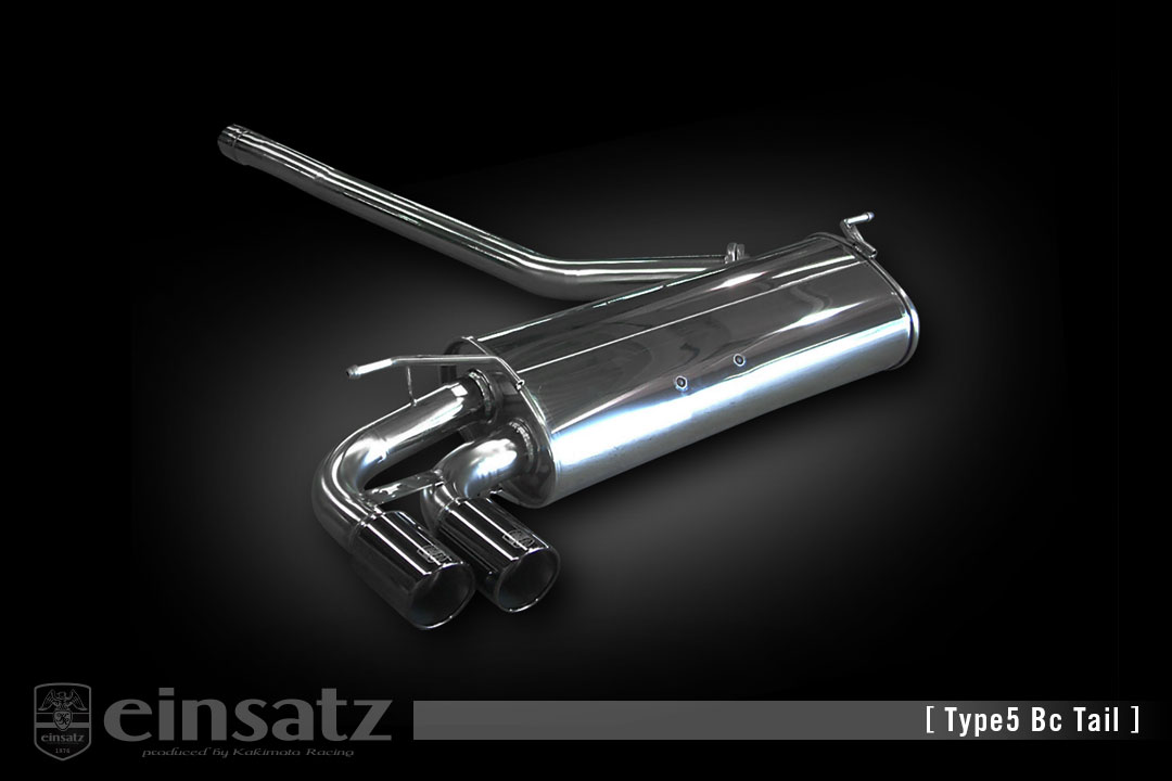 einsatz マフラー s-622 Type5 Tail チタンフェイス BMW 1シリーズ（F20） DBA-1A16 1.6_ターボ N13B16A FR 11/9～15/5 8AT [120i] 個人宅配送不可 北海道・沖縄・離島は要確認