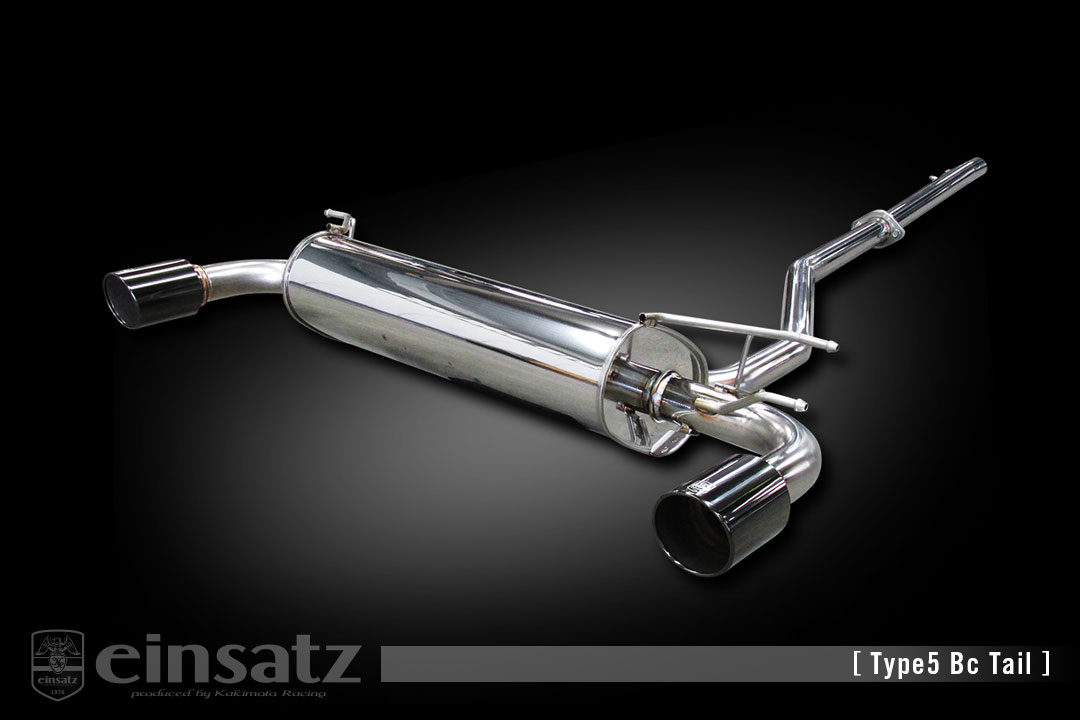 einsatz マフラー s-622 Type5 Tail ブラッククローム LAND ROVER レンジローバーイヴォーグ（5ドア） CBA-LV2A 13/11_M/C前 2.0_ターボ 204PT 4WD 12/3～13/11 6AT [プレステージ] 個人宅配送不可 北海道・沖縄・離島は要確認