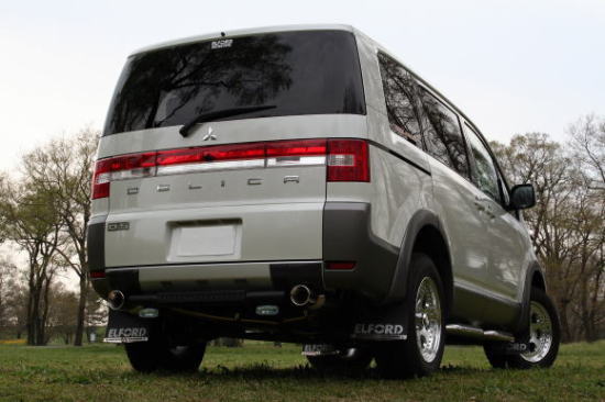 ELFORD エルフォード レボルシオンデュアルマフラー デリカD:5 DBA-CV5W 4B12 MIVEC|オートクラフト