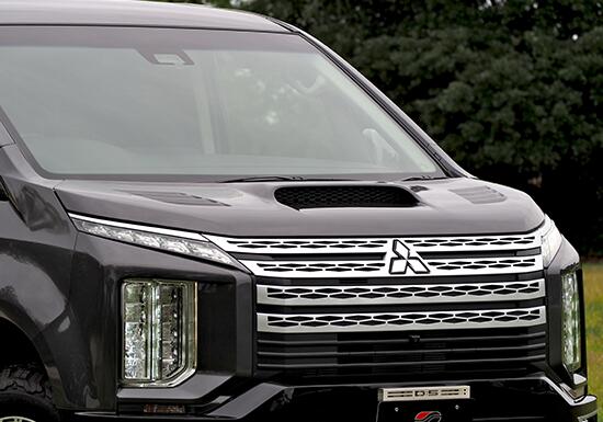 ELFORD エルフォード 軽量エアロボンネット デリカD:5 ディーゼル 2019年2月～2025年12月 3DA-CV1W