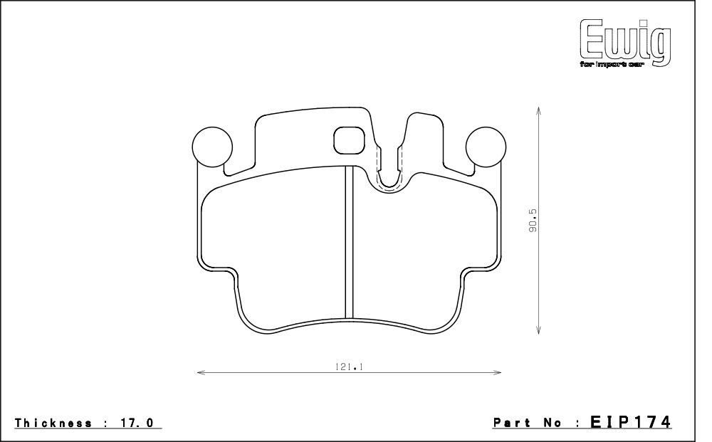 エンドレス ブレーキパッド Ewig NEW TYPE R 前後セット ポルシェ 911