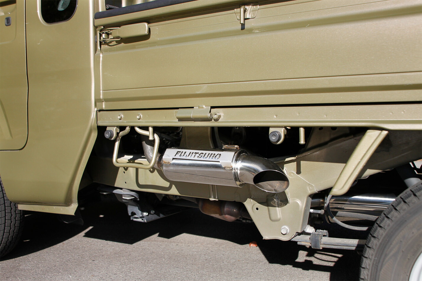 楽天市場】ハイゼットトラック S500P 慶虎 慶爆サイドマフラー 左出し