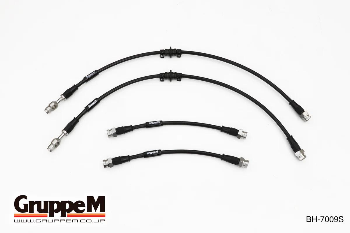 グループエム ブレーキライン 1台分セット・ステンレス スチールフィッティング VOLKSWAGEN ゴルフ5 2005-2009 2.0L TFSI GTI 沖縄・離島は要確認|オートクラフト
