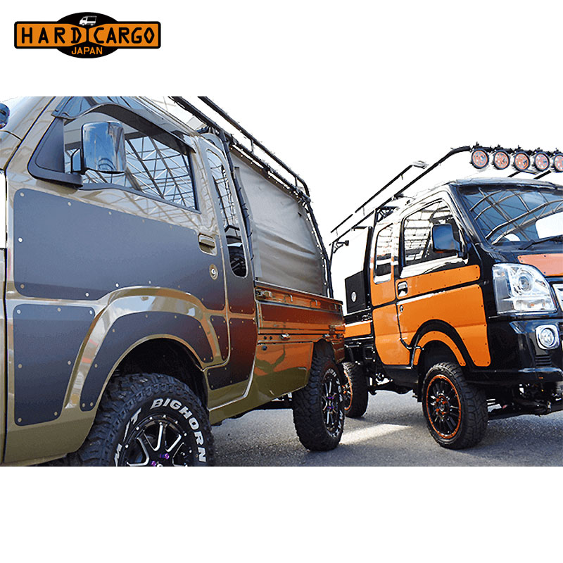 HARD CARGO ハードカーゴ イージーデカール マットブラック ハイゼットトラック S500P S510P ～2021/12/20 M/C前 標準ボディ 北海道・沖縄・離島は要確認