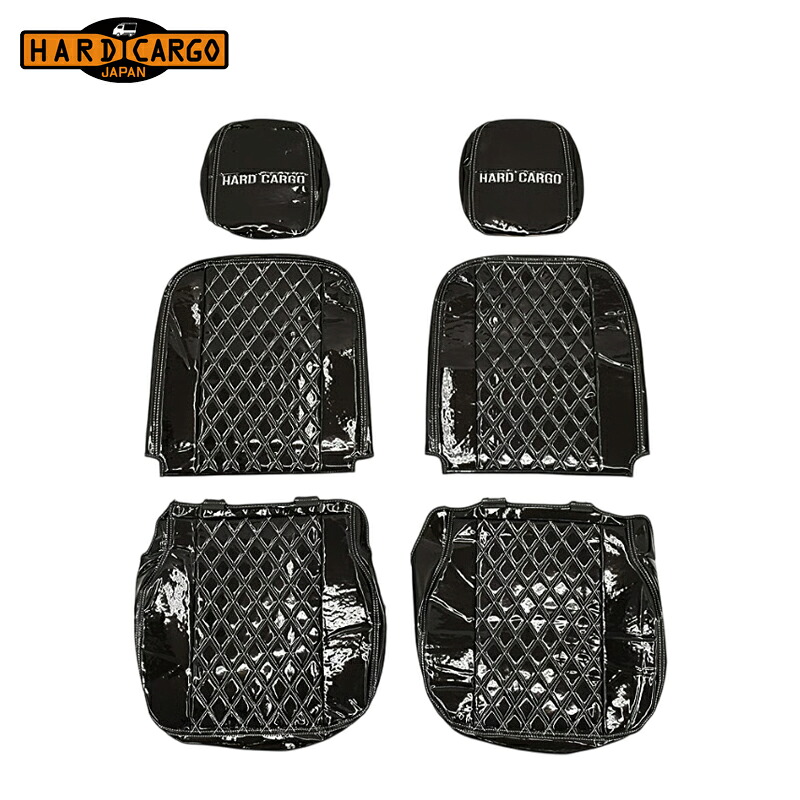 HARD CARGO ハードカーゴ シートカバー エナメルタイプ ハイゼットトラック S500P S510P 2021/12/20～ M/C後 北海道・沖縄・離島は要確認｜オートクラフト