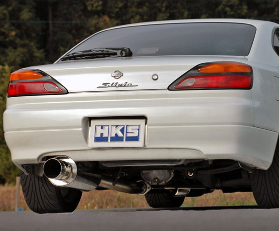 HKS マフラー silent Hi-Power シルビア GF-S15 SR20DET 99/01-02/08 受注生産 個人宅配送不可 沖縄・離島は要確認