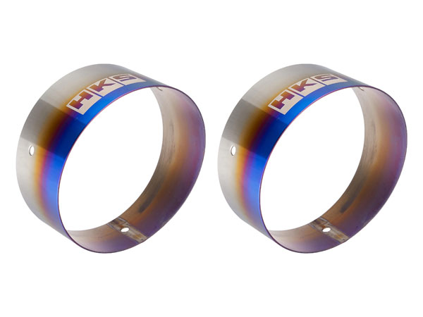 HKS Hi-Power SPEC-L II オプションフィニッシャーカバー 1台分2個セット チタン S2000 ABA-AP2 05/11-09/09 F22C 14,711円