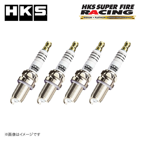 HKS プラグ スーパーファイヤーレーシング M40G 1台分セット NGK8番相当 ランサーエボリューションワゴン GT-A CT9W 05/9-07/9 4G63(TURBO) 2000cc