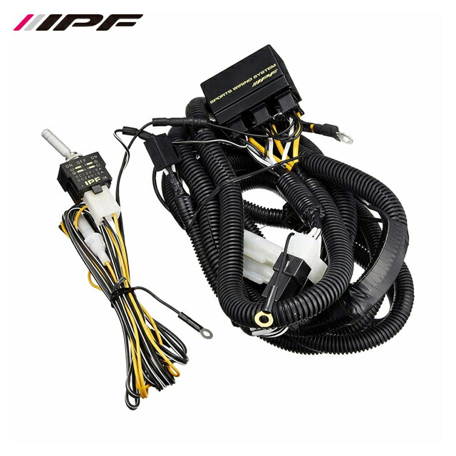 IPF ヘッドライト ハーネス 2灯式 4灯式 ロー WH-2  Automotive 車用品・バイク用品 IPF ヘッドライト ハーネス 2灯式 4灯