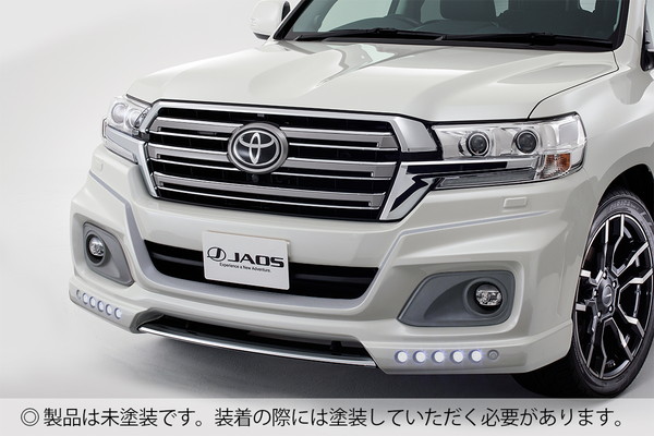 JAOS ジャオス フロントバンパースポイラー ランドクルーザー URJ202W 2015/8～2021/8 ※送料注意