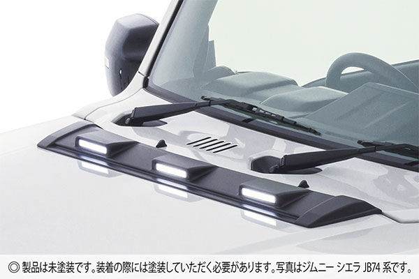 JAOS ジャオス ボンネットディフレクター 未塗装品 ジムニー JB64W H30.7～｜オートクラフト 30,887円
