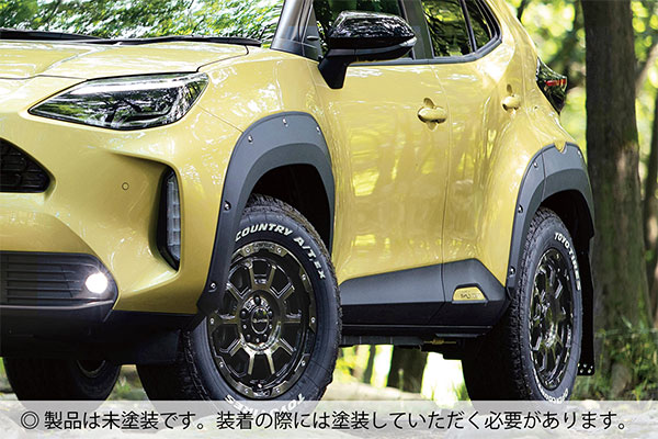 楽天市場】モデリスタヤリスクロス 10系 カラードフェンダー