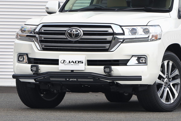 JAOS ジャオス フロントスキッドバー ブラック／ブラック ランドクルーザー URJ202W 2015/8～2021/8 ※送料注意