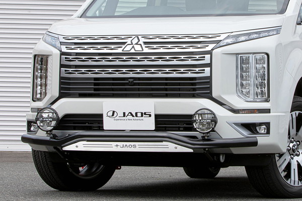 JAOS ジャオス フロントスキッドバー ブラック／ブラスト デリカD:5 3DA-CV1W 2019/02～2025/12 ディーゼル車 ※送料注意