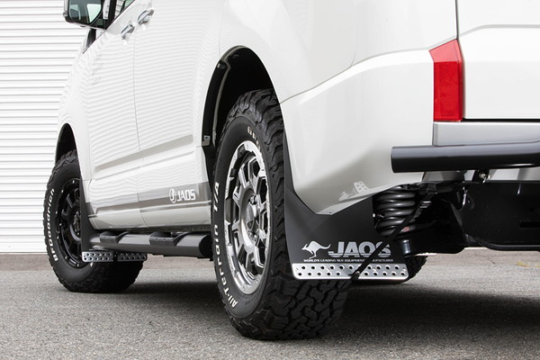 JAOS ジャオス マッドガードIII フロントセット ブラック デリカD:5 3DA-CV1W 2019/02～2025/12 ディーゼル車 ※送料注意