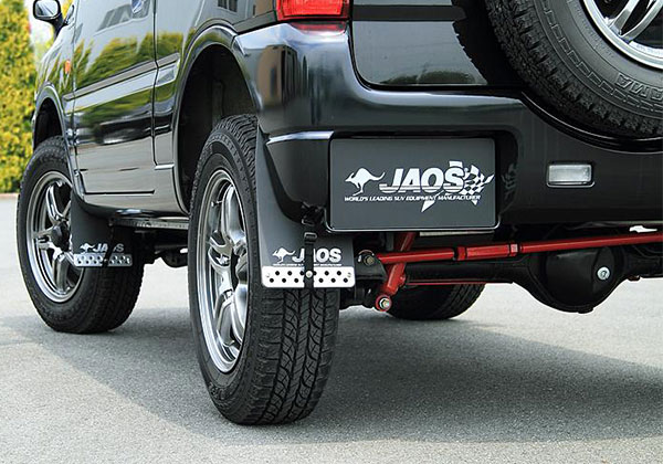 楽天市場】【JAOS ジャオス マッドガード3リヤセット レッド ジムニー