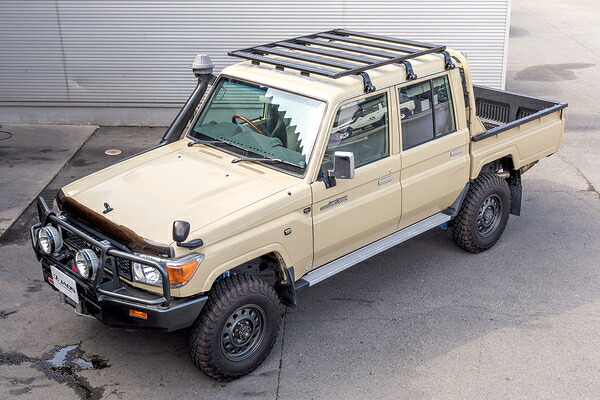 JAOS ジャオス フラットラック 1250×1400 ランドクルーザー70 GRJ79K レインモール付車 ※送料注意