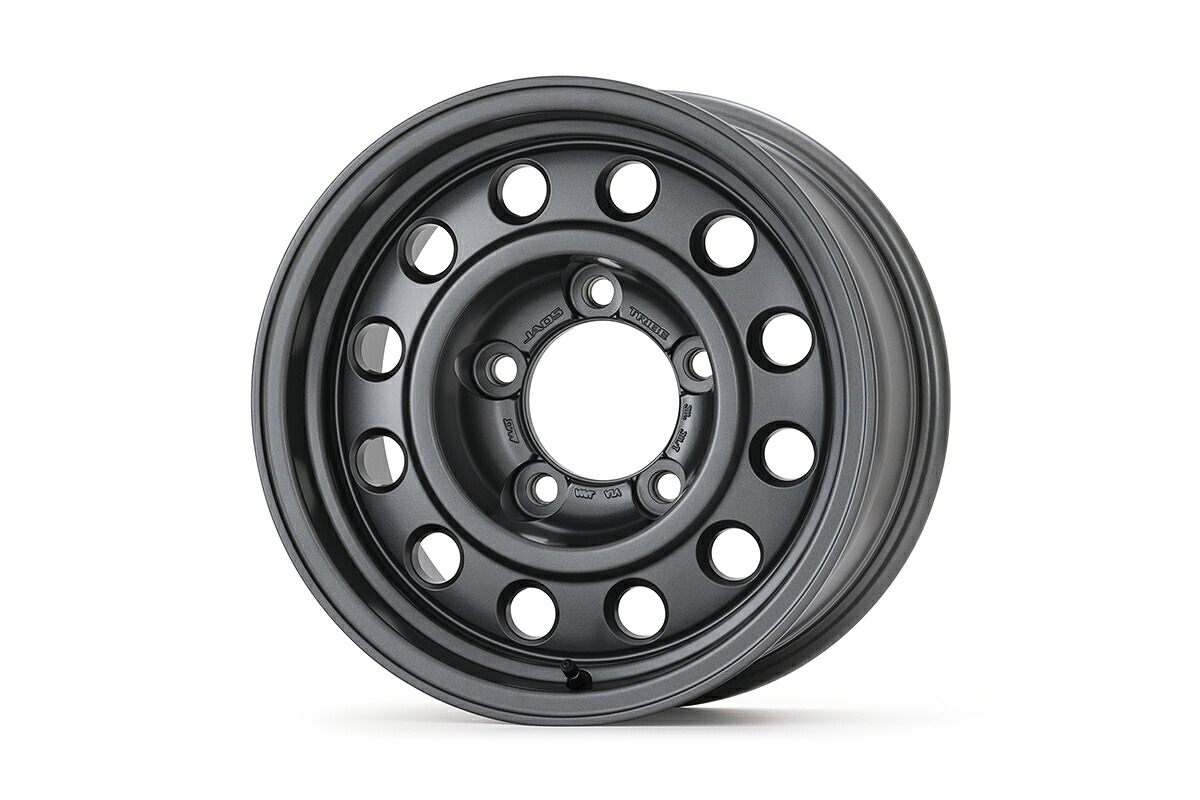 JAOS ジャオス TRIBE 16x8.0J -5 5H150.0 マットガンメタリック 1本 ※送料注意|オートクラフト
