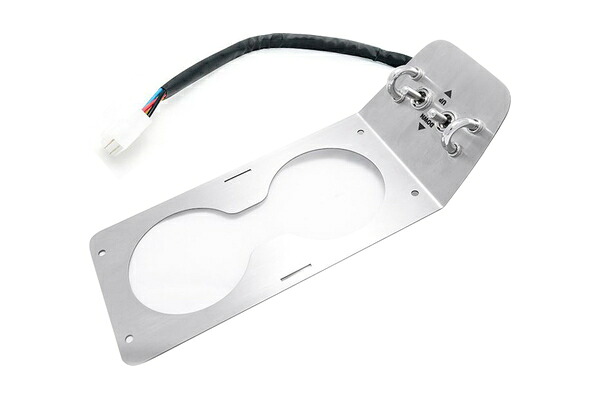 Jass Performance ジャスパフォーマンス カップホルダー P/Wスイッチ一体型 ステンレスヘアライン ユーノスロードスター NA6CE NA8C