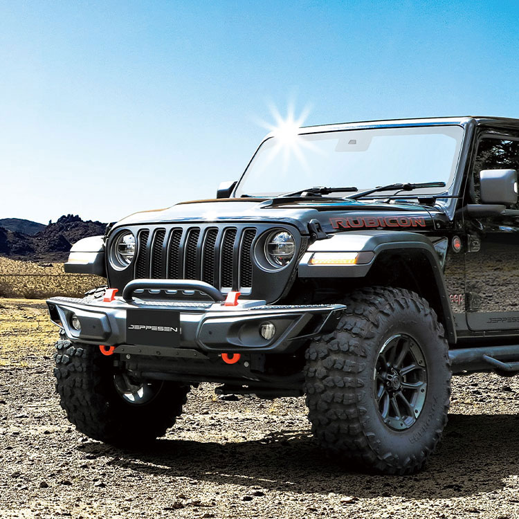 JEPPESEN IRONYフロントバンパー FCRBレスパッケージ（～2021モデル フロントバンパー下にカメラ有り） JEEP ラングラー JL 2018～2021 個人宅配送不可 沖縄・離島は要確認