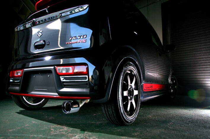 Jworks Ngeneration J-Black マフラー [スズキ アルトターボRS(FF) [DBA-HA36S] H27.03~ R06A] 送料：北海道は4000円税別、沖縄離島は着払い発送｜オートクラフト