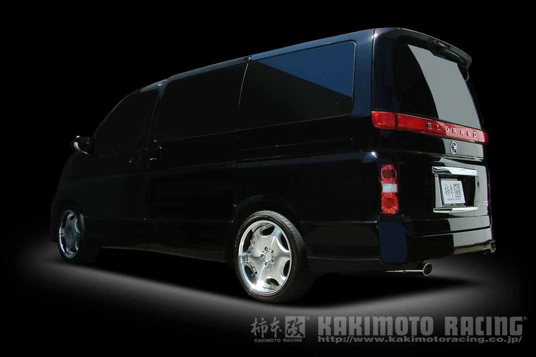 柿本改 マフラー KRnoble Ellisse クリスタル エルグランド CBA-E51 04/8_M/C後 3.5_NA VQ35DE 2WD(FR) 04/8~10/3 5AT 個人宅配送不可 北海道・沖縄・離島は要確認|オートクラフト