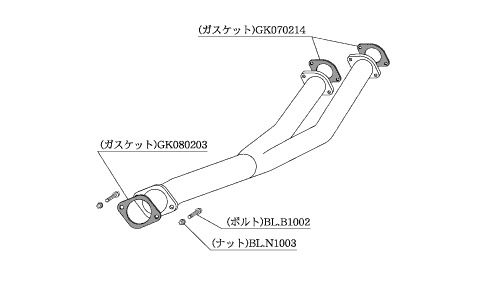 柿本改 マフラー フロントパイプ Standard スカイライン GT-R GF-BNR34 2.6_ツインターボ RB26DETT 4WD(AWD) 99/1~02/8 6MT 個人宅配送不可 北海道・沖縄・離島は要確認|オートクラフト