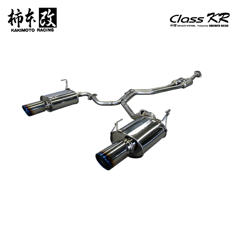 柿本改 マフラー Class KR Dualセンター付 レヴォーグ DBA-VMG 2.0_ターボ FA20 4WD(AWD) 14/6～20/10 CVT 個人宅配送不可 北海道・沖縄・離島は要確認｜オートクラフト