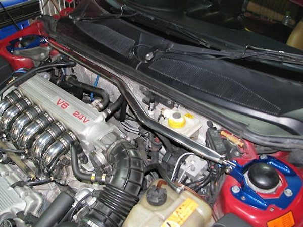 補強パーツ カワイ製作所 V6 3 0 ツインスパーク 2 0 エンジン車 916c Gtv アルファロメオ Typepg フロントストラットバー 大人気の Www Krattigerag Ch