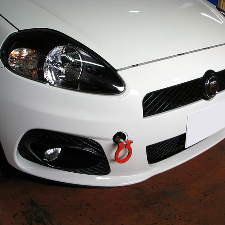 カワイ製作所牽引フックフロントtyp可倒式アバルト595 3121# 2015〜 カワイ製作所 牽引フック フロント type可倒式 アバルト 595 3121