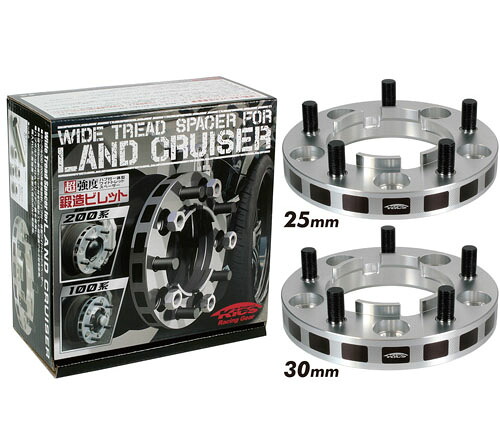 KICS キックスワイドトレッドスペーサー ランクル200専用 25mm 5穴 PCD150 M14×P1.5 4WD用