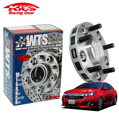 協永産業 Kics ワイドトレッドスペーサー W.T.S.ハブユニットシステム SAI AZK10 ネジM12 x P1.5 5穴 PCD114.3 ハブ径60Φ 厚み25mm｜オートクラフト