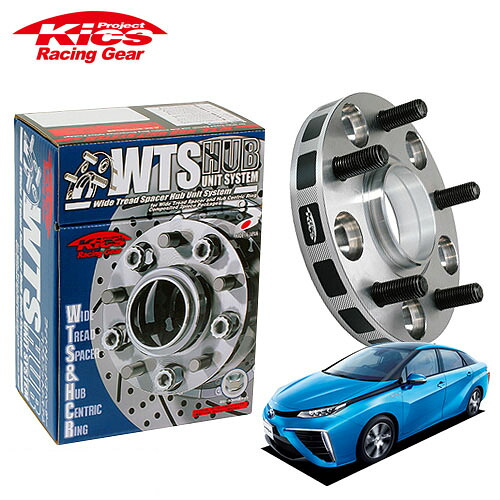 協永産業 Kics ワイドトレッドスペーサー W.T.S.ハブユニットシステム MIRAI JPD10 ネジM12 x P1.5 5穴 PCD114.3 ハブ径60Φ 厚み20mm