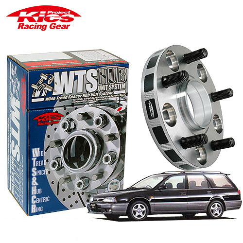 協永産業 Kics ワイドトレッドスペーサー W.T.S.ハブユニットシステム アベニールサリュー PNW10 PW10 SW10 W10 ネジM12 x P1.25 5穴 PCD114.3 ハブ径66Φ 厚み20mm